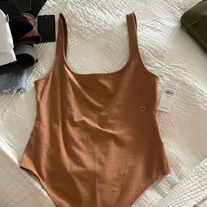 Box neck body suit